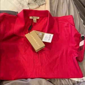 Woman’s Burberry polo shirt